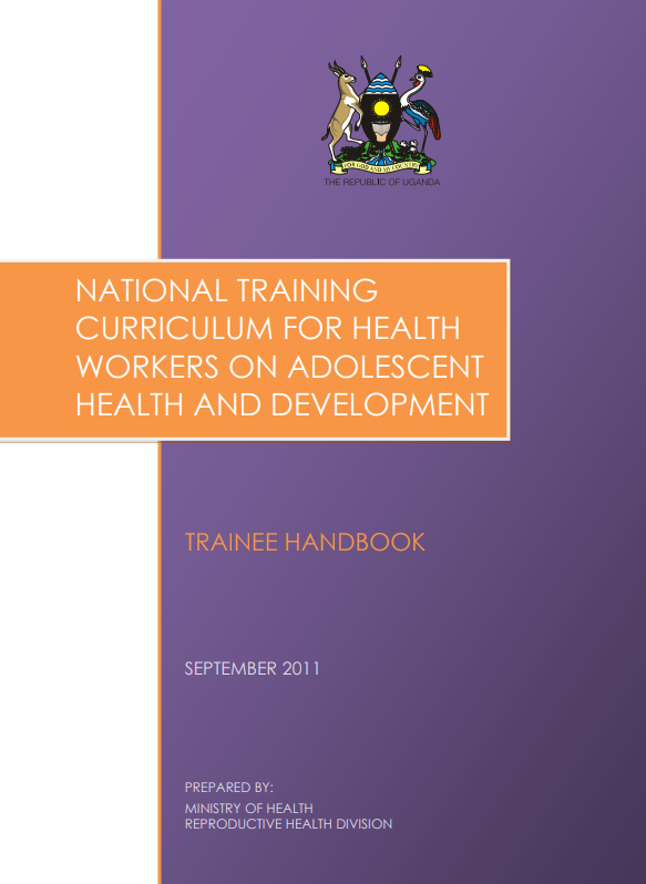 National Training Curriculum for Health Workers on Adolescent Health and Development – Trainee Handbook