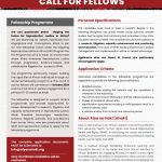 CALL FOR FELLOWS